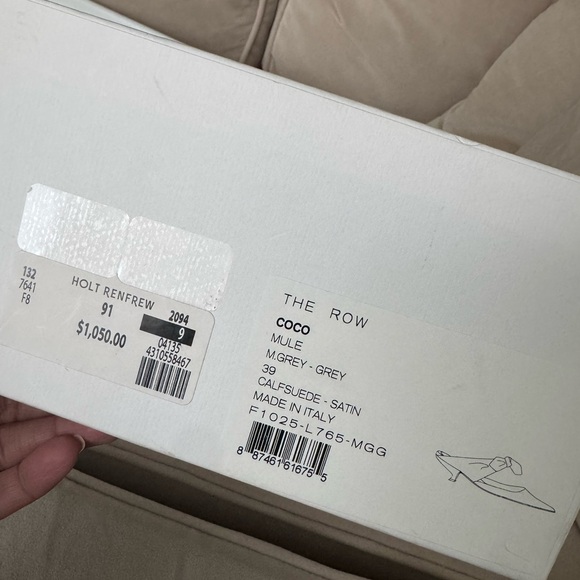 THE ROW Coco Suede Mule - Picture 12 of 12